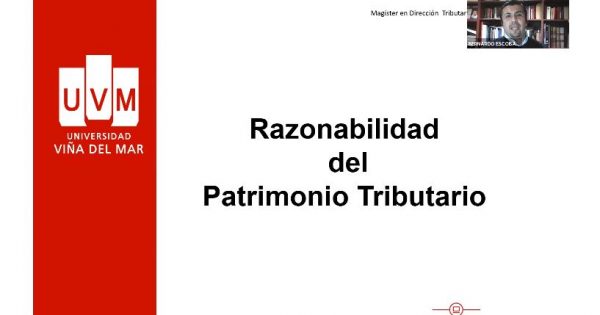 UVM desarrolla webinar sobre razonabilidad del patrimonio tributario