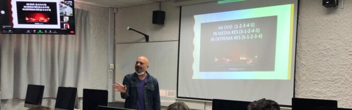Experto en narrativas creativas dictó seminario en Magíster Comunicación Digital y Transmedia