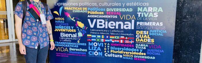 Académico de Trabajo Social UVM participó en bienal de Colombia