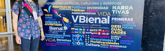 Académico de Trabajo Social UVM participó en bienal de Colombia