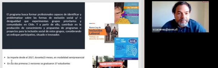 Focus group convocó a graduados del Programa Magíster en Innovación Social para la Inclusión UVM