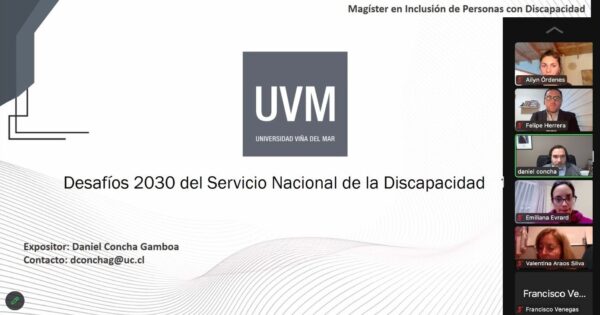 Director nacional de Senadis inaugura Magíster en Inclusión de Personas con Discapacidad UVM