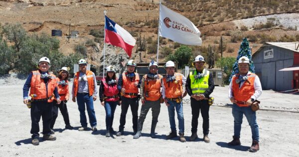 Ingeniería Civil UVM en Minas visitó faena subterránea de Minera Las Cenizas
