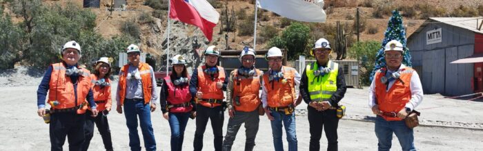 Ingeniería Civil UVM en Minas visitó faena subterránea de Minera Las Cenizas