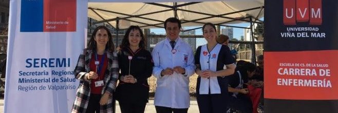 Estudiantes de Enfermería UVM realizaron control preventivo de la Hipertensión Arterial