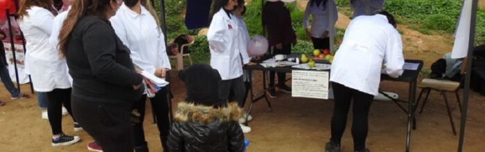Escuela de Ciencias de la Salud realiza operativo 2022 en Comité Habitacional Manuel Bustos