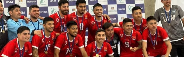 UVM se coronó campeón nacional universitario en futsal varones