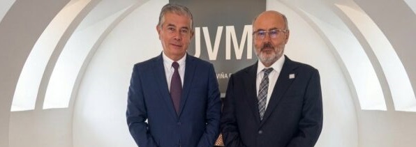 Delegado presidencial regional se reunió con rector UVM