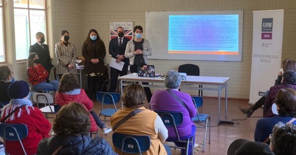 CEPS UVM realiza taller de promoción sobre los derechos de las personas mayores en Villa Alemana