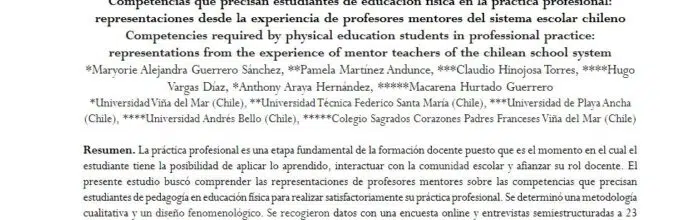 Graduada de Magíster en Docencia para la Educación Superior publica artículo en revista española Retos