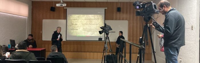 Realizador internacional dicta charla a estudiantes de Magíster en Comunicación Digital y Transmedia