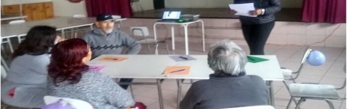 Trabajo Social desarrolló taller de formación ciudadana a personas mayores en Recreo